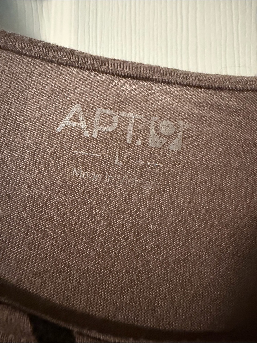 Apt. 9 Olive green- Taupe Short Sleeve Top with Black Leopard Print - Picture 3 of 5